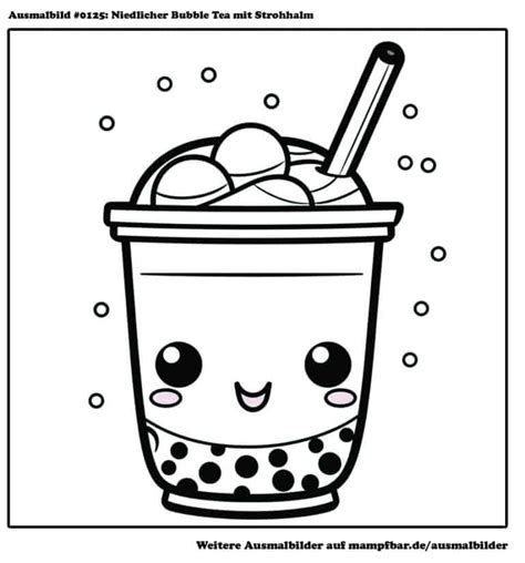 ausmalbilder buble tea|Die schönsten Ausmalbilder von Bubble Tea!